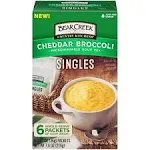 Bear Creek Soup Mix, Cheddar Broccoli, Singles - 6 pack, 1.27 oz packets