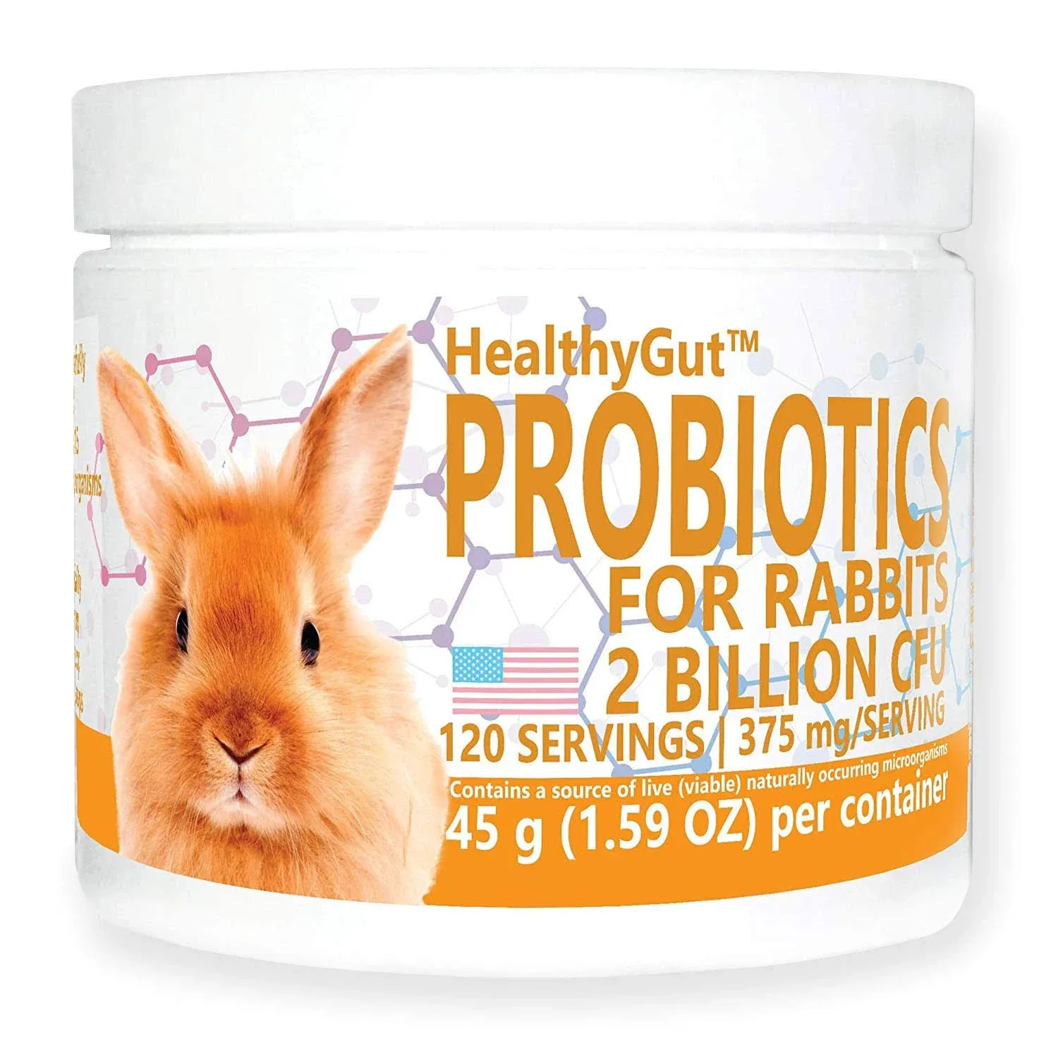 Equa Holistics HealthyGut Probiotics for Rabbits Dietary Supplement