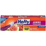 Hefty Slider 2.5 Gallon Jumbo Storage Bags