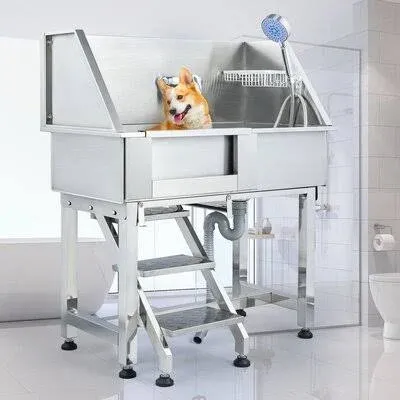 Stainless Steel Dog Bathtub and Grooming Tub CO-Z