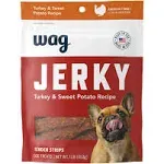 Amazon Brand - Soft &amp; Tender American Jerky Dog Treats – Turkey &amp; Sweet Potat...