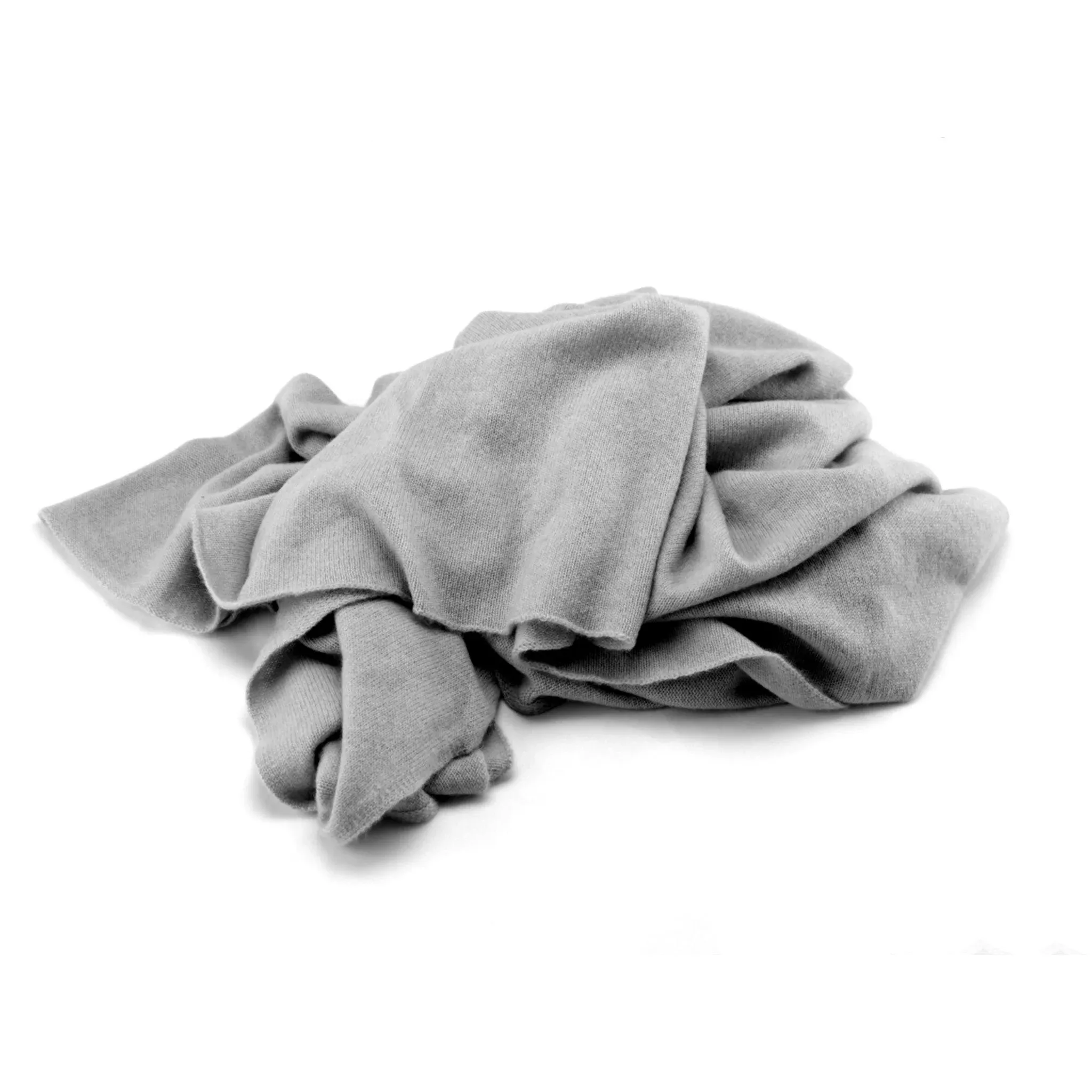 Jet&Bo 100% Pure Cashmere Lightweight Travel Wrap, Shawl & Scarf Gray, Storage Bag + Gift Box