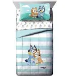 Toddler Bedding Bluey Bingo Microfiber 4 Piece Set by Jay Franco