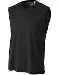 A4 N2295 Men's Cooling Performance Muscle T-Shirt Black L