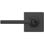 Schlage J54-Sol-Col Solstice Single Cylinder Keyed Entry Door Lever - Matte Black