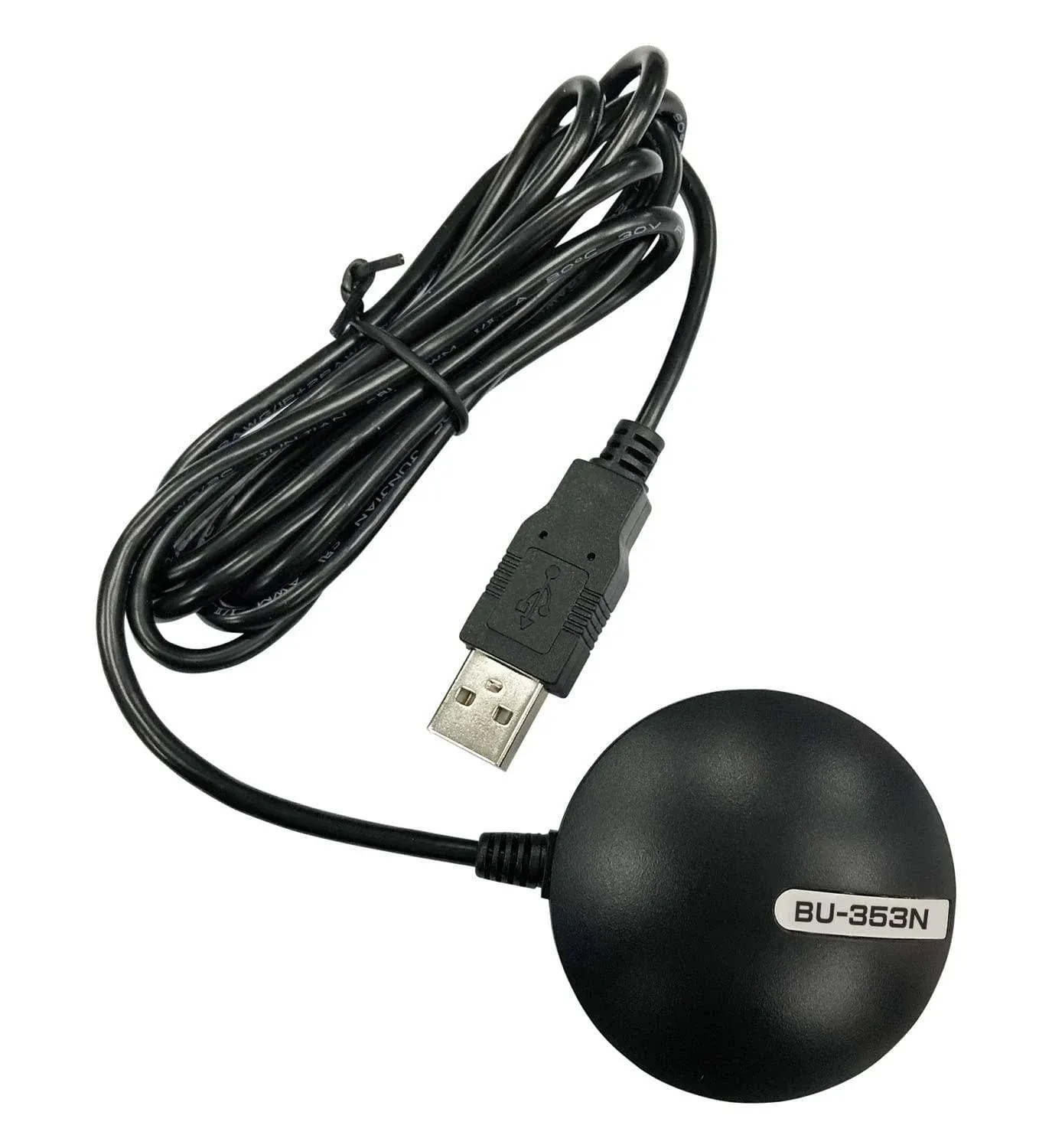 Globalsat BU-353N USB GPS Receiver, Black