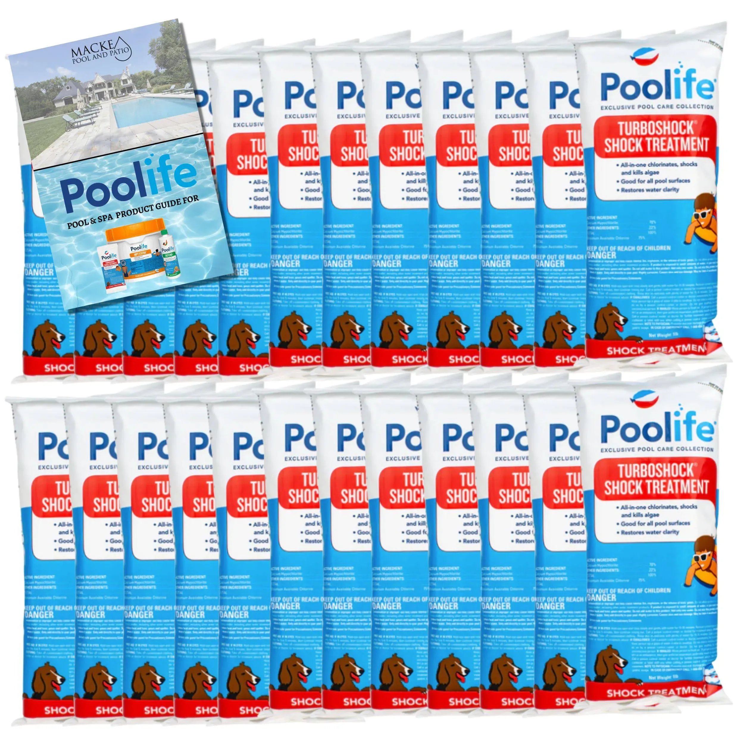 Poolife Turbo Swimming Pool Shock Treatment -1 lb bag