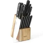 Martha Stewart Eastwalk 14 Piece Cutlery Knife Block Set - Black