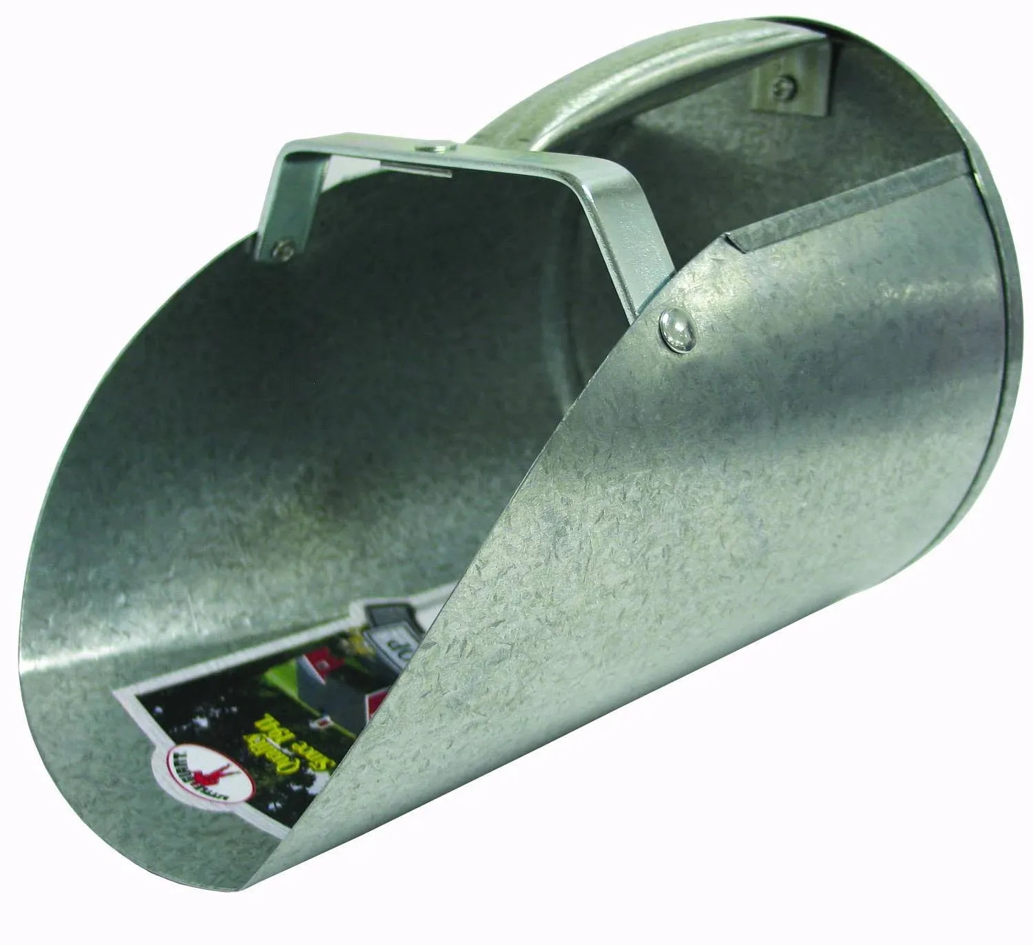 4 Quart Galvanized Steel Feed Scoop