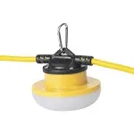 GL50182LED 50 Foot Temp Light Stringer Integrated LED Lights 18/2AWG 15A Male and Female Plugs 8,000 LUMENS, Yellow