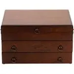 Reed & Barton Bristol Grande Flatware Chest, Mahogany