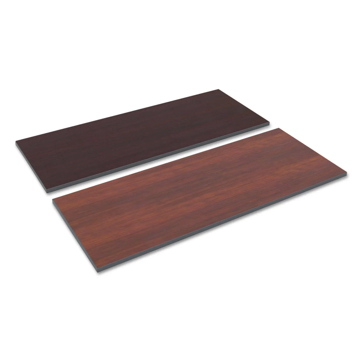 Alera&#174; Reversible Laminate Table Top, Rectangular, 59.5w x 23.63,Medium Cherry/Mahogany