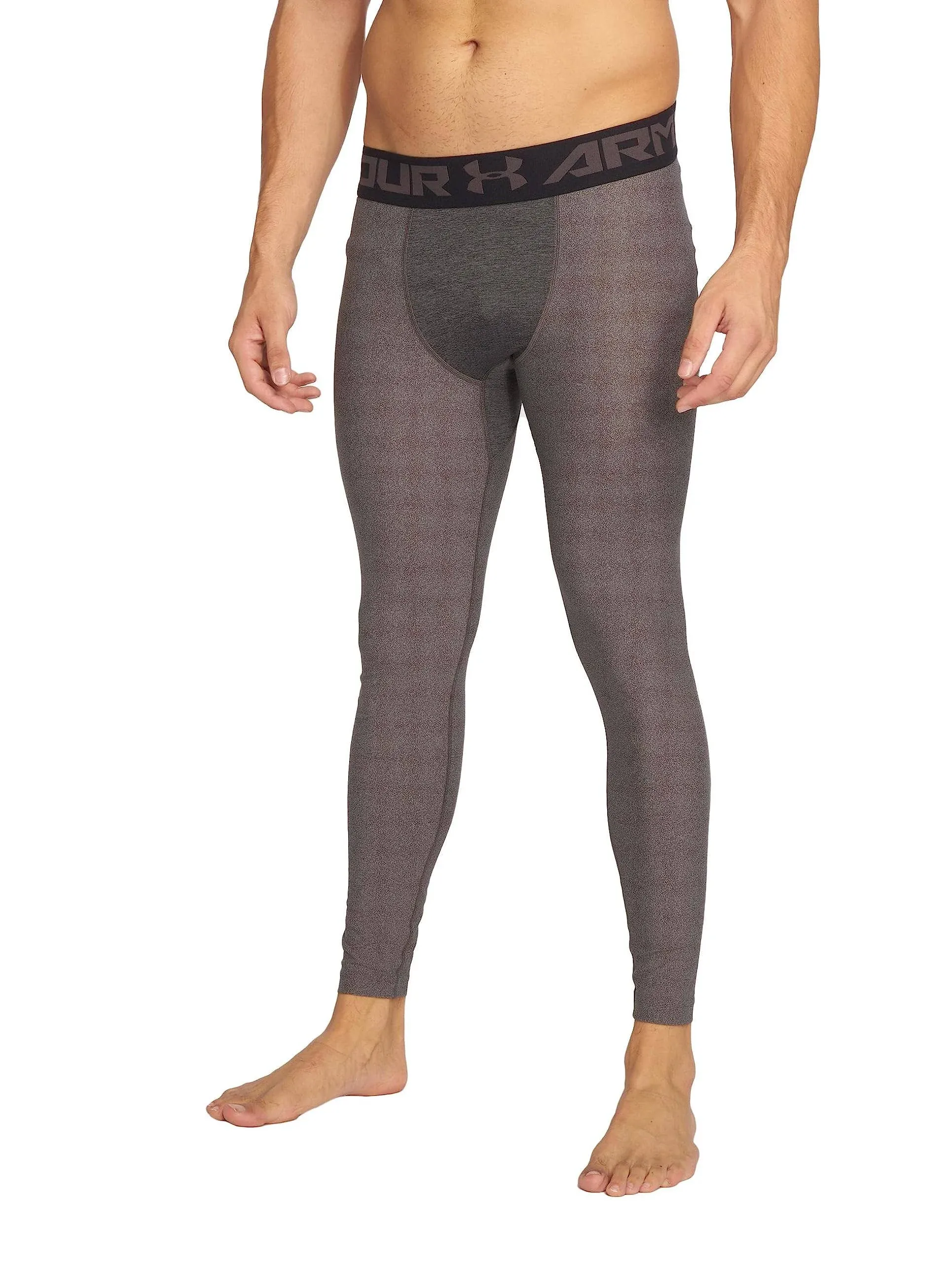 NWT UNDER ARMOUR UA HeatGear 2.0 Compression Leggings. Sz Small &amp; Gray