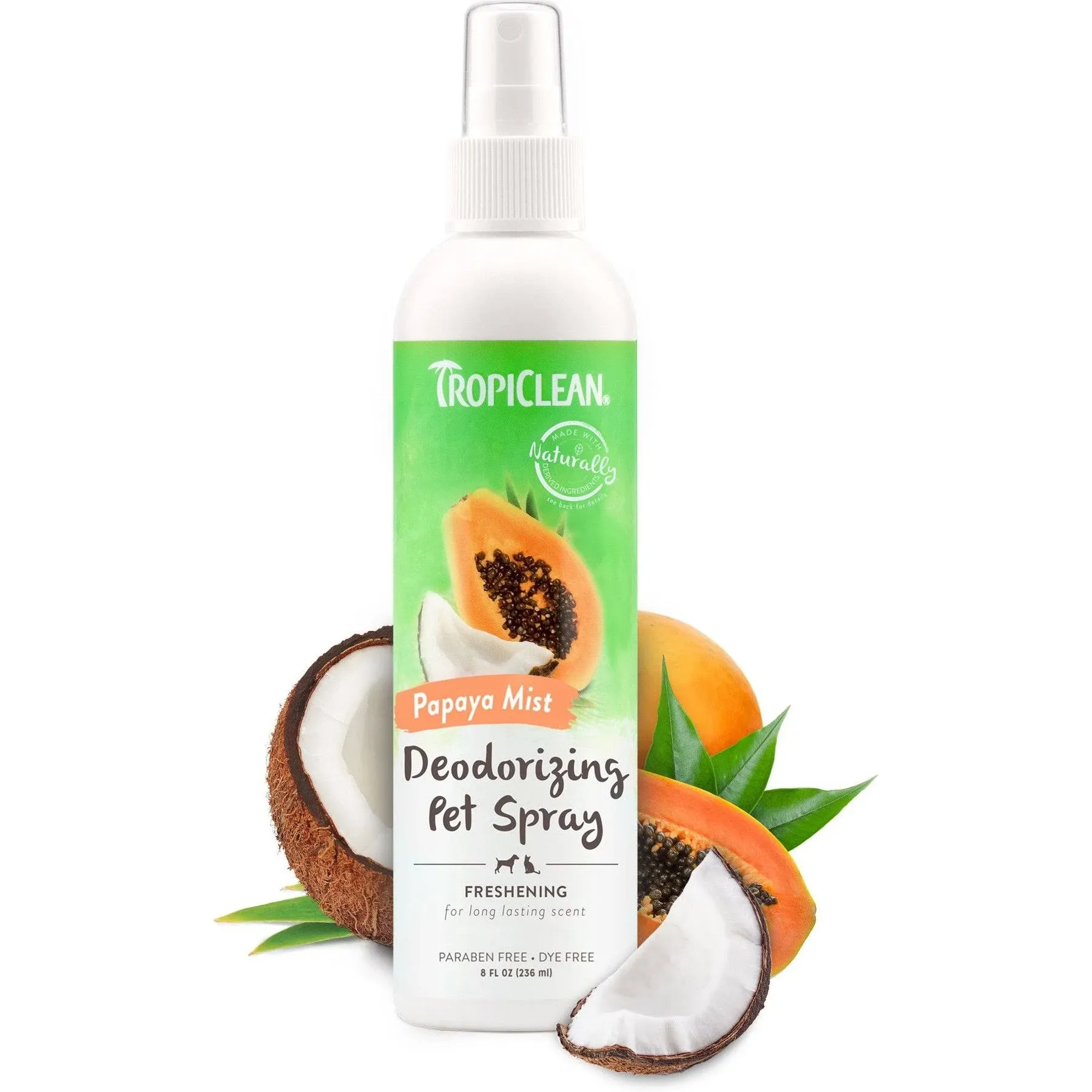 TropiClean Lime & Coconut Deodorizing Pet Spray for Dogs - 8 fl oz