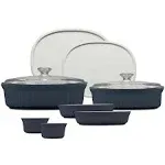 CorningWare 10-Piece Bakeware Set French Colors | Navy