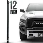 RONIN FACTORY Truck Antenna for Ford F150 Short Antenna Ford F150 Accessories F250 F350 Super Duty Dodge RAM 1500 Raptor Accesorios Bronco Accessories Short f150 Antenna Replacement (12 Inch)