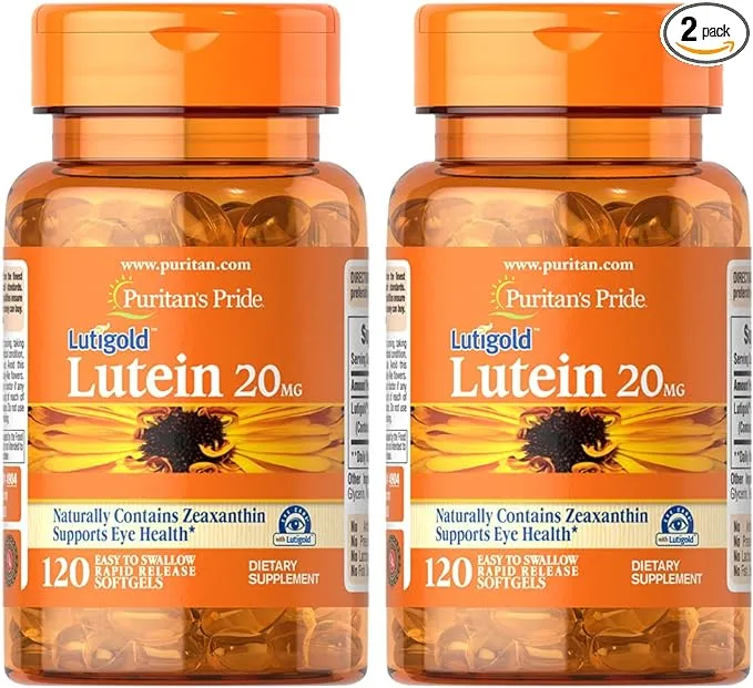 Lutein 20 mg with Zeaxanthin Puritan's Pride Softgels