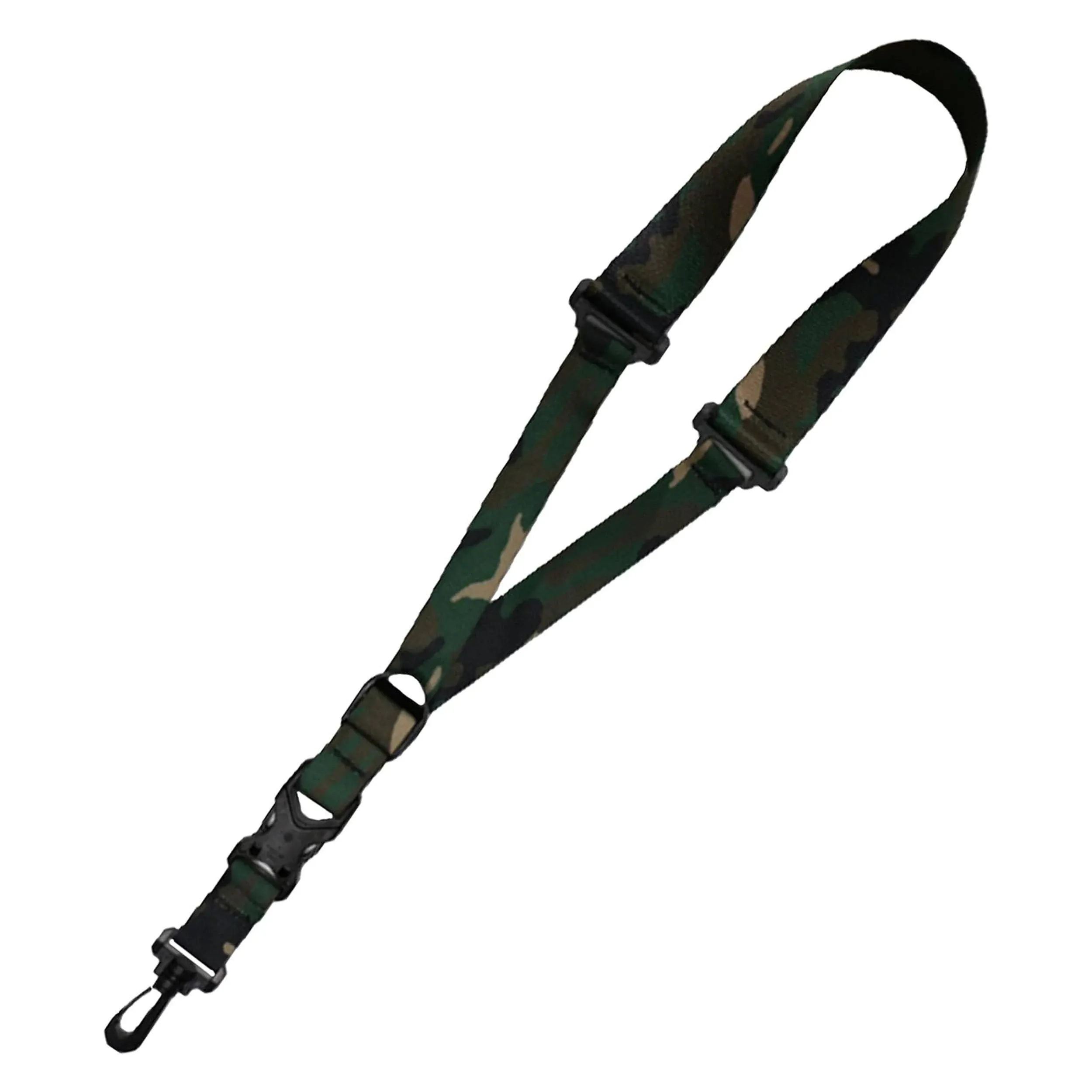 Saxophone Strap - Stylish Quick Release, Adjustable Sax Neck Straps, Woodland Camo Design