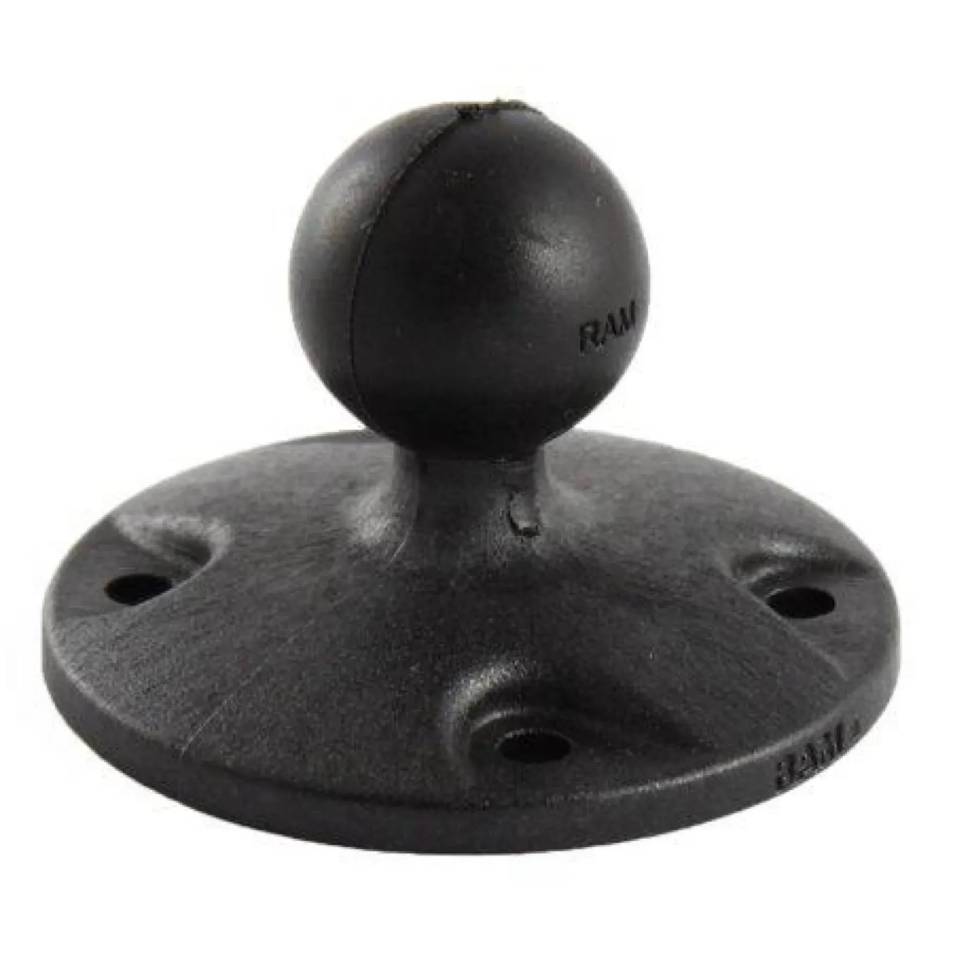 RAM Mounts Composite Round Plate with Ball RAP-B-202U with B Size 1" Ball