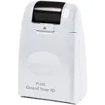 The Original Guard Your ID Identity Protection Security Prevention Stamp Wide Roller (White) IS-500CM