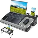 Laptop Lap Desk, Foldable Large Desk with Cushion, Adjustable Laptop... 