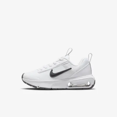 Shop Nike Air Max Intrlk Lite Little Kids' Shoes In White,photon Dust,wolf Grey,black