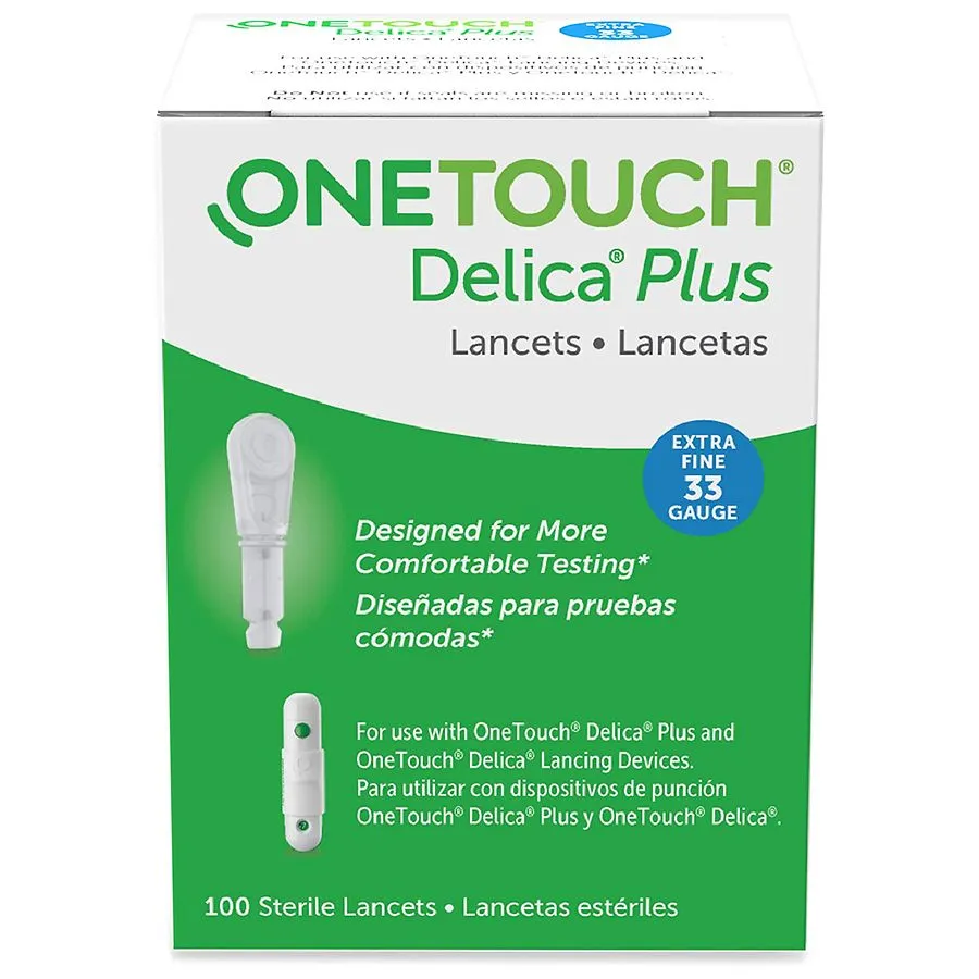 70022136IBX - OneTouch Delica Lancet 33G (100 count)