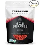 Terrasoul Superfoods Organic Goji Berries, 2 Lbs (2 pack) - Large Size | Chewy Texture | Premium Quality | Lab-Tested…