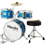 Mendini By Cecilio Kids Drum Set - Junior Kit w/ 4 Drums (Bass, Tom, Snare, C...