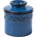 Butter Bell Crock - Antique Denim Blue