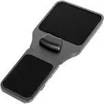 VIVO Black Universal Wooden Adjustable Arm Rest Mouse Pad with Security Straps