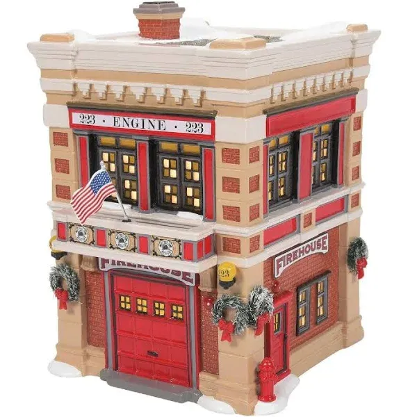 Department 56 Engine 223 Fire House