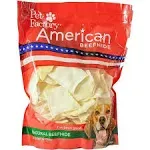 Pet Factory American Beefhide 20-22" Knotted Bone Dog Chew Treat - Natural Flavor, 1 Count/1 Pack