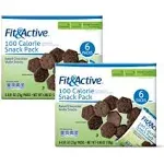 Fit & Active 100 Calorie Baked Chocolate Wafer On-The-Go Snack Pack - 2 Boxes (12 Packs)