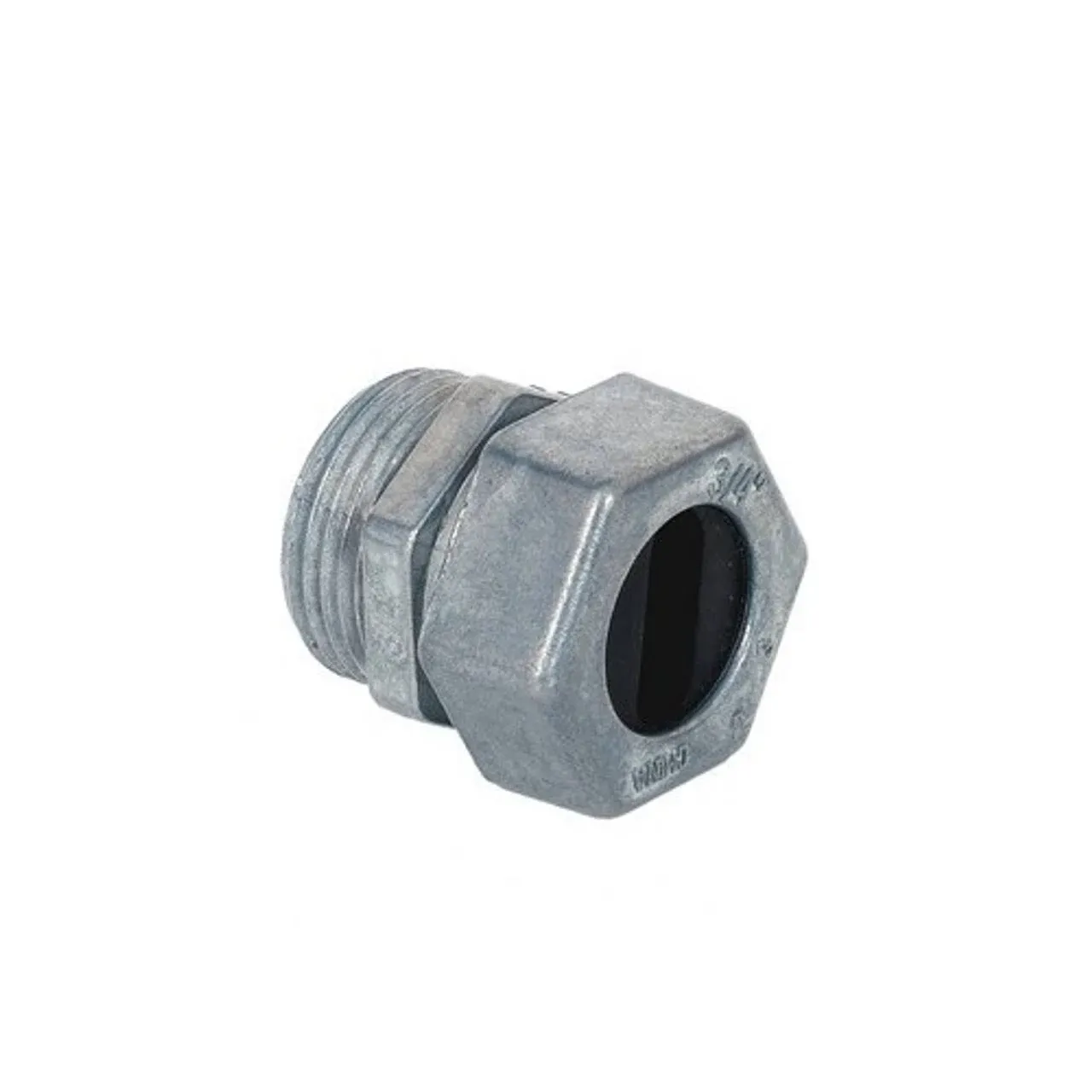 Morris 15387 Under-Ground Feed UF to Box Connector, Zinc Die Cast, 14/3, 12/3, 10/3, 8/2 Cable Size, 3/4" Size, 1-Pack