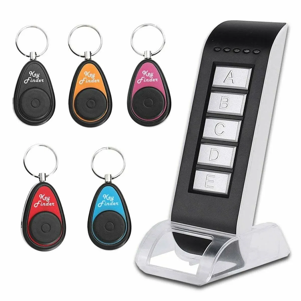 VODESON Key Finder TV Remote Control Finder, No Smartphone Needed Easy to Use Suitable for The Elderly 80dB RF Locator Device,Key Finders Make Noise Keychain Tracker/Wallet Finder