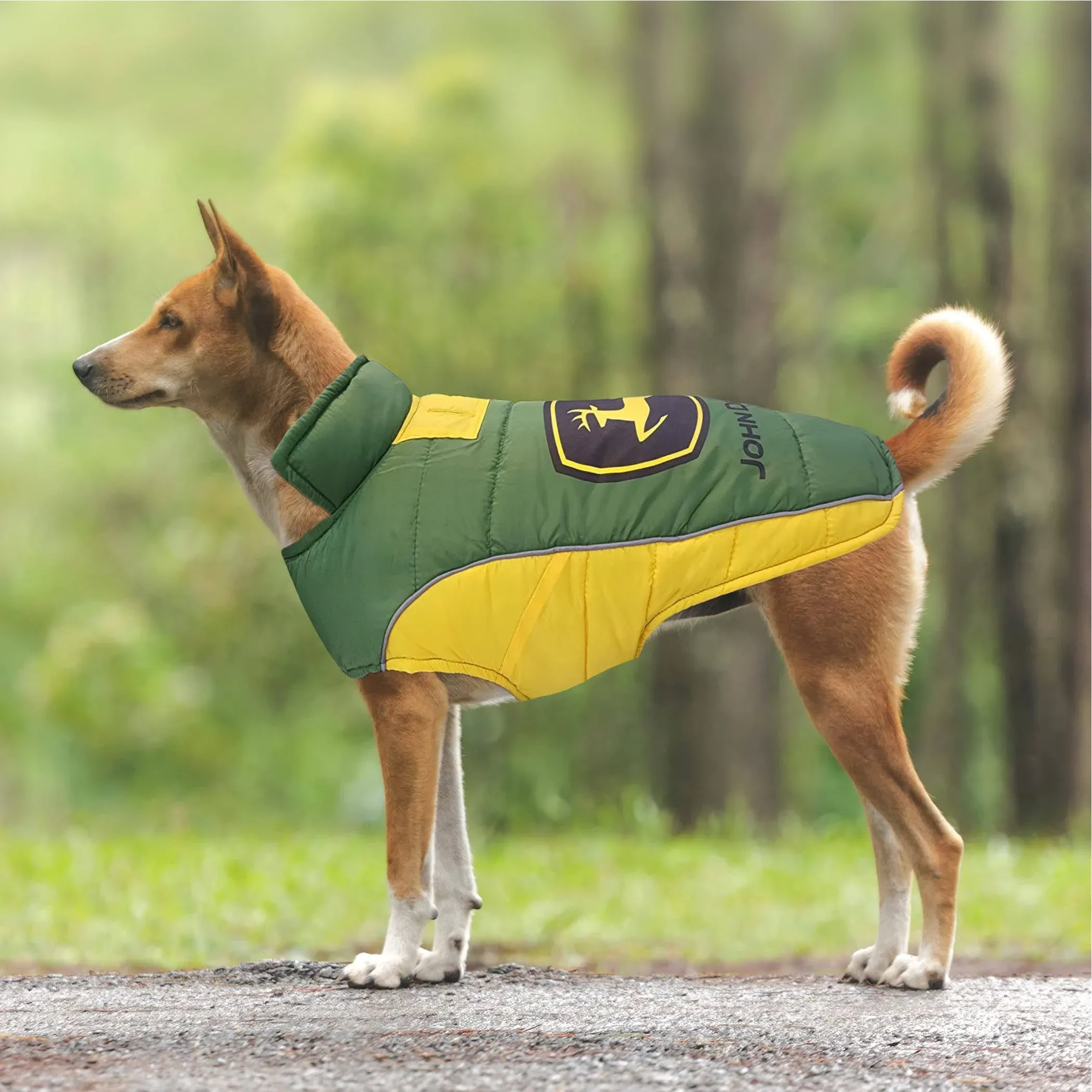 John Deere Puffer Dog Vest, Small