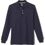 Veritas -  Boy&#39;s Long Sleeve Pique Polo - No Logo