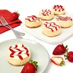 David's Cookies Strawberry Swirl Mini Cheesecakes - Fresh Baked, Soft, and ...