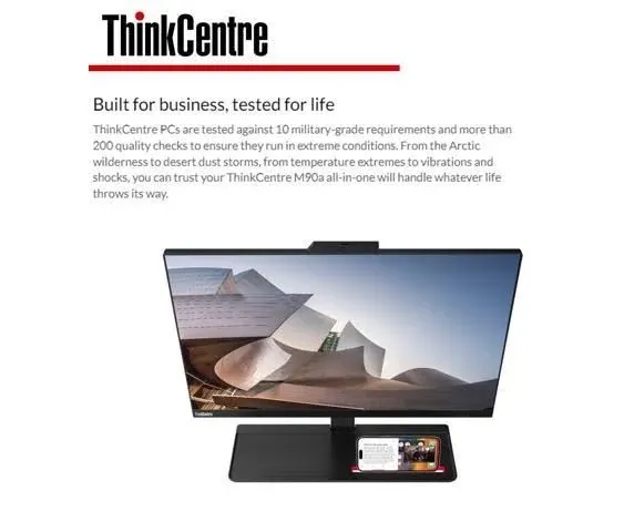 Lenovo ThinkCentre M90 Business All-in-One Desktop, 23.8" FHD Screen, Intel Core ...