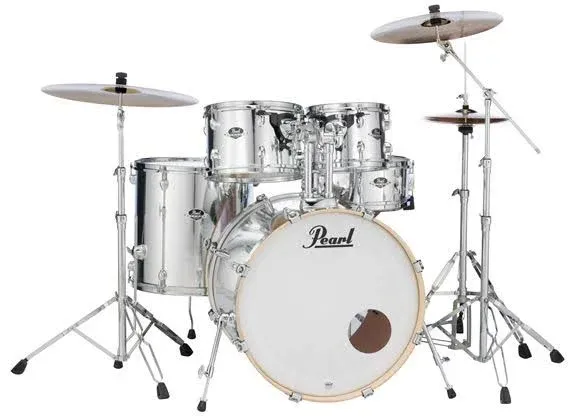 Pearl Export Standard 5-Piece Drum Set with Hardware Jet Black