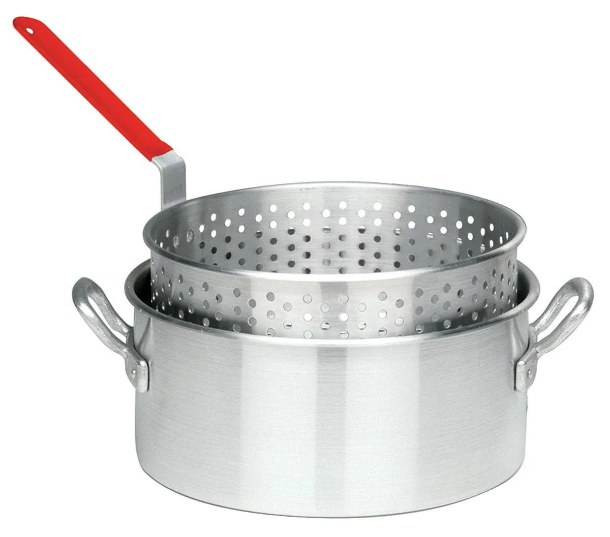 Bayou Classic 10 qt. Aluminum Fry Pot with Basket