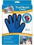 New In Box True Touch Five Finger Deshedding Glove Pet The Hair Away Dogs &amp; Cats