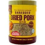 Golden Nest Shredded Dried Pork, Made with Whole Pork, Product of USA (16 oz)