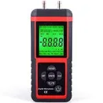 Manometer Gas Pressure Tester Digital Air Pressure Meter Differential Pressure G