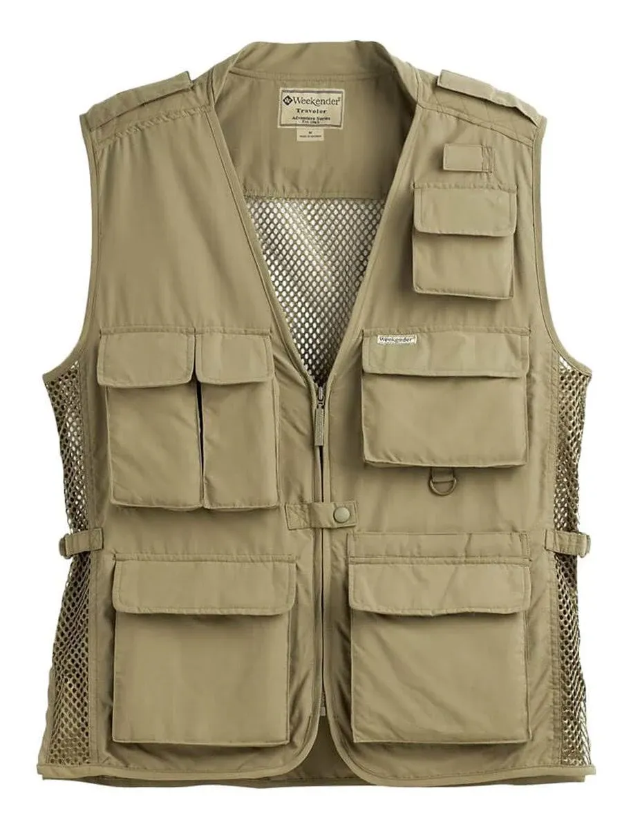 Weekender Traveler Air Vest - Medium Khaki, Men's, Beige