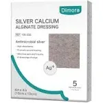 Dimora Silver Alginate Dressing Calcium Alginate with Silver Antimicrobial Alginate Silver Dressing for Wounds Non Adherent Dressing