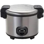 Stainless Steel 60-Cup Rice Cooker, 30-Cup Uncooked Capacity, Commercial Model