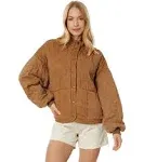 [BLANKNYC] Womens Luxury Clothing Tencel Drop Shoulder Quilted Jacket