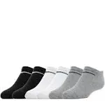 NIKE CUSHIONED NO SHOW UNISEX KID&#x27;S SOCK  6-PAIRS